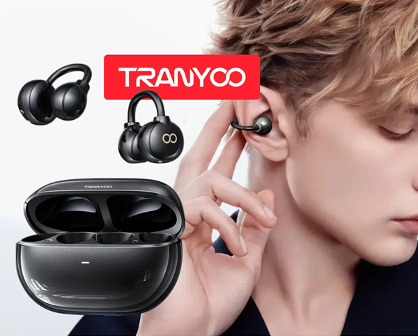 Auricular Deportivo Clip Ear BT V5.3 ANC Tranyoo OWS T-M5