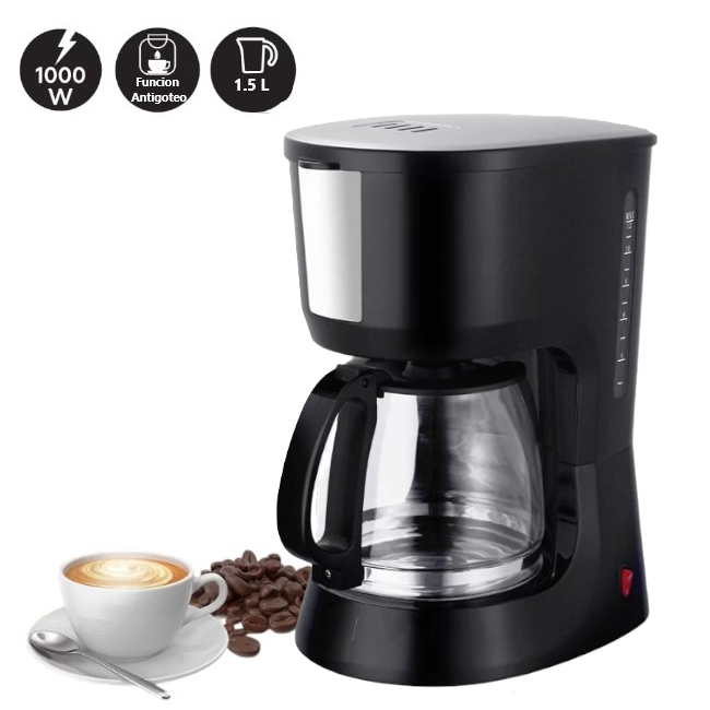 Cafetera Electrica de Filtro 1,5lts Time K-113542