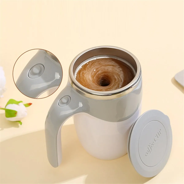 Taza Termica Mezclador Magnetico de Cafe Recargable 380ml HY-630