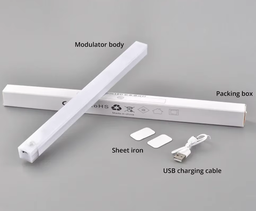 Barra Led Magnetica Recargable con Sensor 21 led (3 modos) 30cm