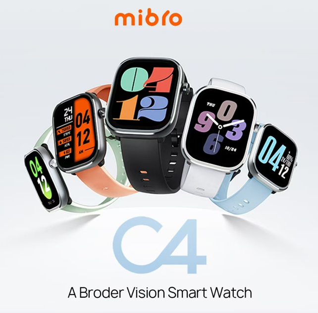Reloj Pulsera Smartwatch Mibro Watch C4 XPAW021 2,01" Plateado