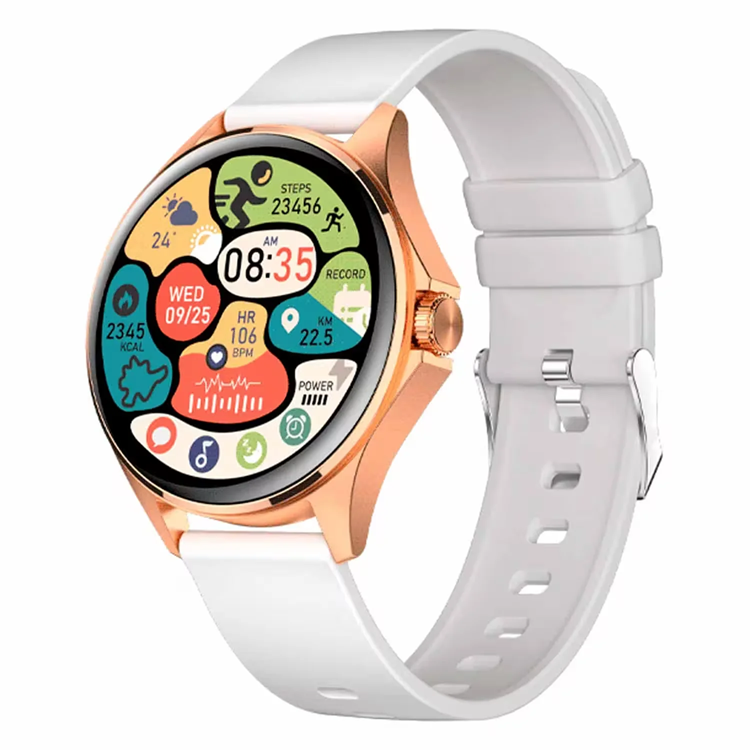 Reloj Inteligente Smartwatch FTX AM12 Dorado-Blanco (49mm)
