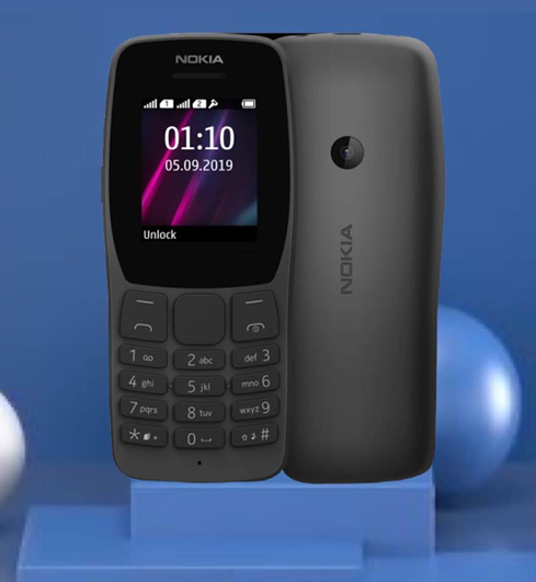 Celular Nokia 110 TA-1192 FM Dual Sim 1.77" (Negro) 4G