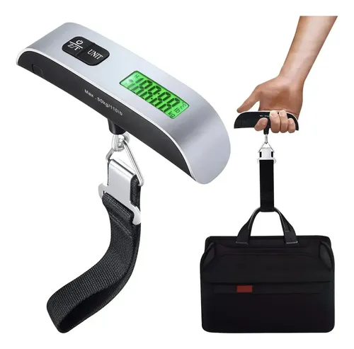 Balanza Digital a Pila (CR2032) Portatil 50kg Valijas S-12