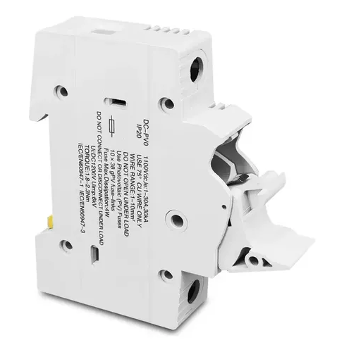 Portafusible para Fusible Solar gPV 10x38mm con Led 1P
