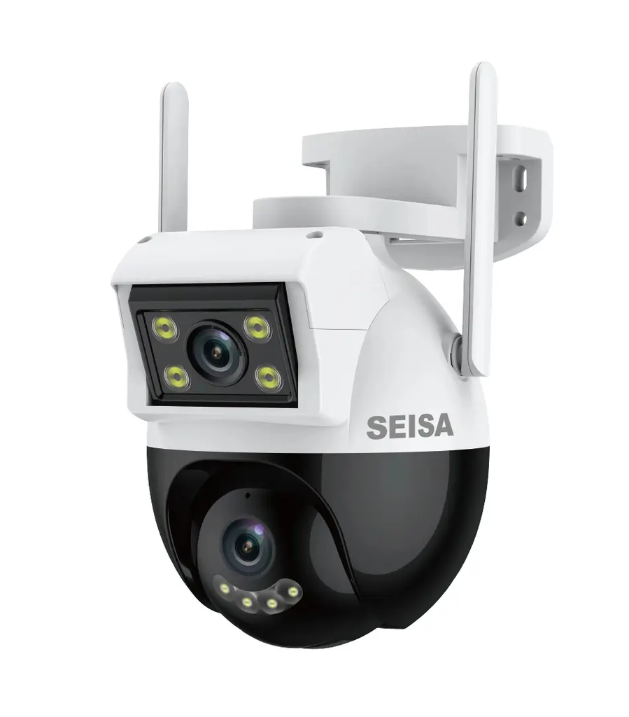 Camara IP Inalambrica Wifi 360° 2mp Full HD 2 Antenas Doble Lente IPC-ZAS06