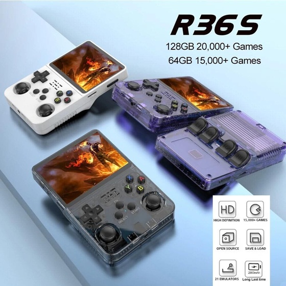 Consola de Juegos Retro Portatil 3,5" R36S