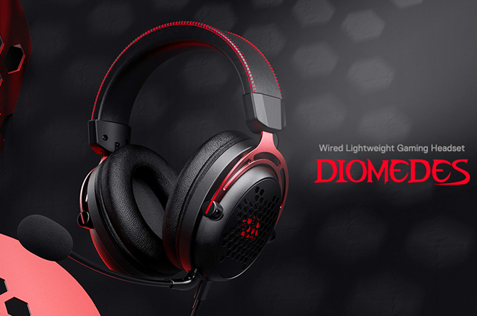 Auricular Gamer Redragon 7.1 H386 Diomedes Negro