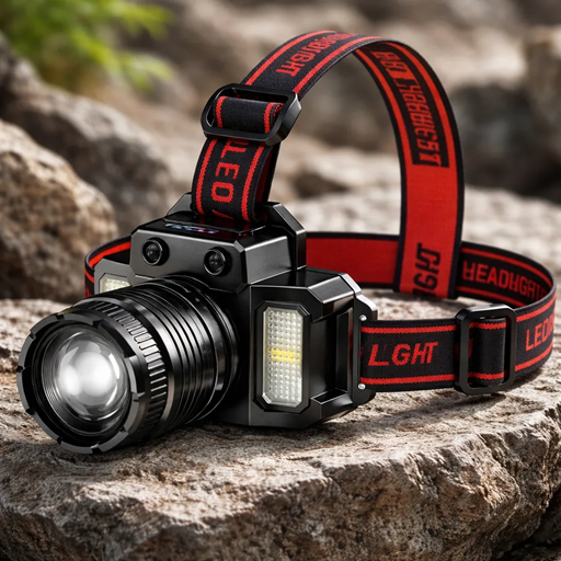 Linterna Minera Recargable Zoom 5 modos F-T51