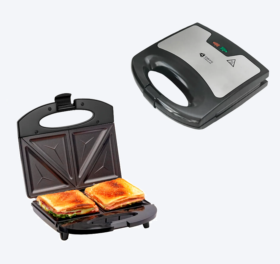Tostadora Sandwichera Antiadherente Oryx 800W OR-1900