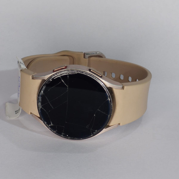 Reloj Pulsera Smartwatch con GPS Samsung Galaxy Watch 4 Pantalla Astillada SM-R860 (usado sin cargador) Rosa 40mm