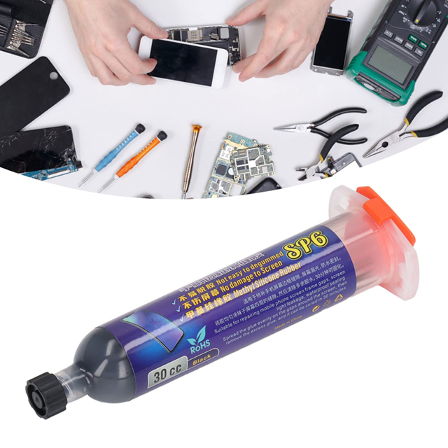 Pegamento para Pantallas Alta Resistencia Transparente SP9 30cc