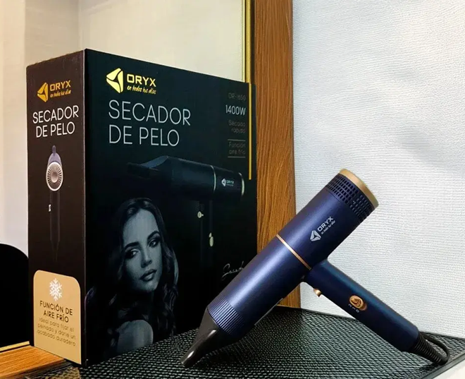 Secador de Pelo Profesional 1400w 2 Velocidades Oryx OR-1650