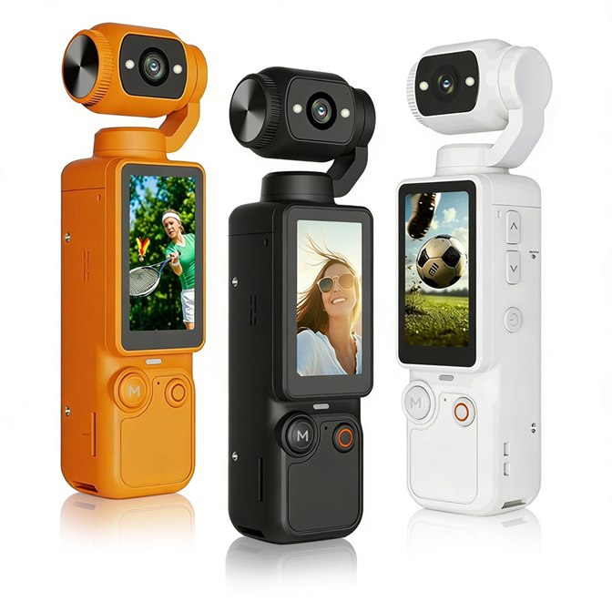 Camara Portatil Estabilizadora para Videovlog 180° Q13