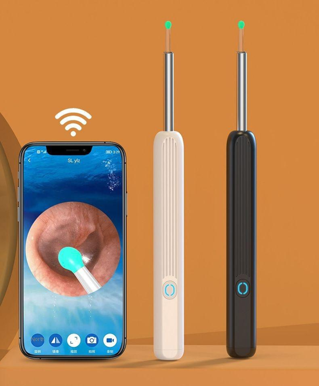 Otoscopio Limpiador de Oidos Inalambrico Bluetooth Recargable