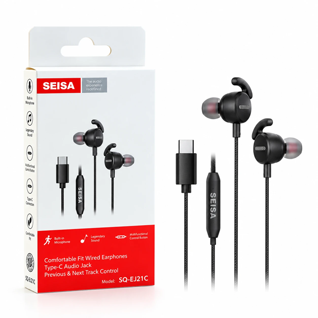 Auricular Intra Manos Libres Tipo C Seisa SQ-EJ21C