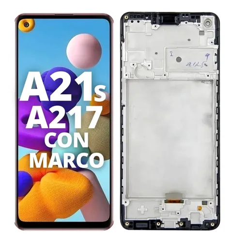 Modulo Samsung A21s con marco (RH)