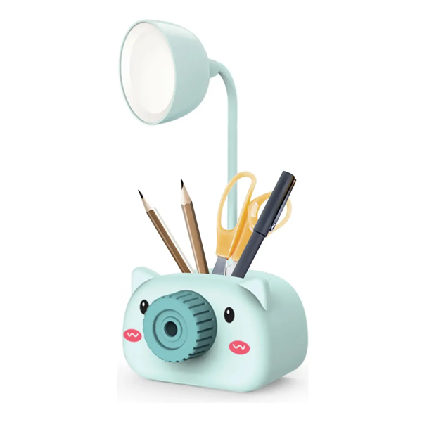 Mini Lampara Velador Led con Sacapuntas Recargable