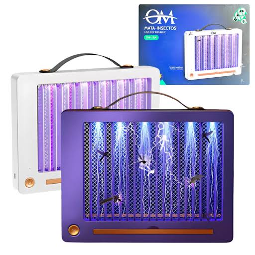 Lampara Mata Mosquitos Recargable 220v OM-13M (20x26cm
