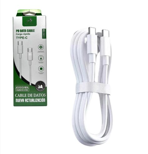 Cable de Datos Carga Rapida 5A Tipo C a C Royalcell RC-5011