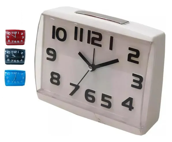 Reloj Despertador Acrilico Cuadrado