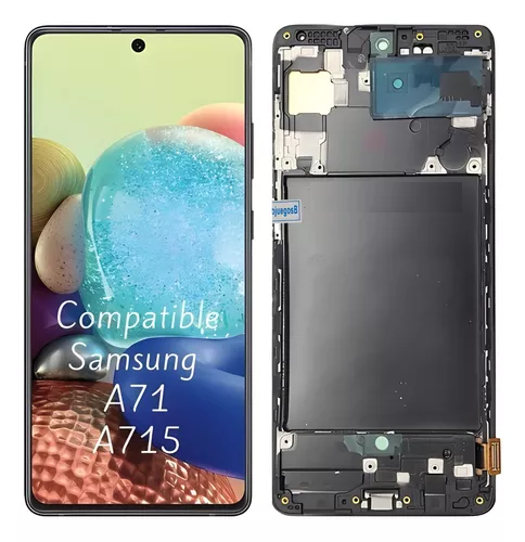 Modulo Samsung A71 / A715 con marco negro (INCELL)