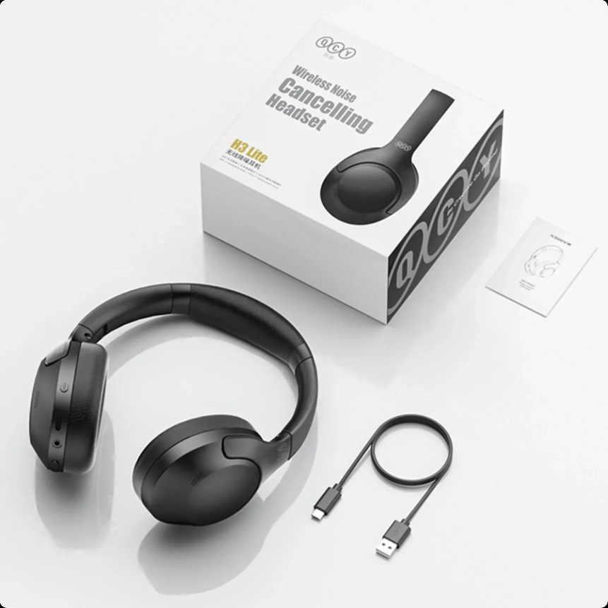 Auricular Vincha Bluetooth QCY H3 Lite con Cancelacion de Ruido (ORIGINAL)