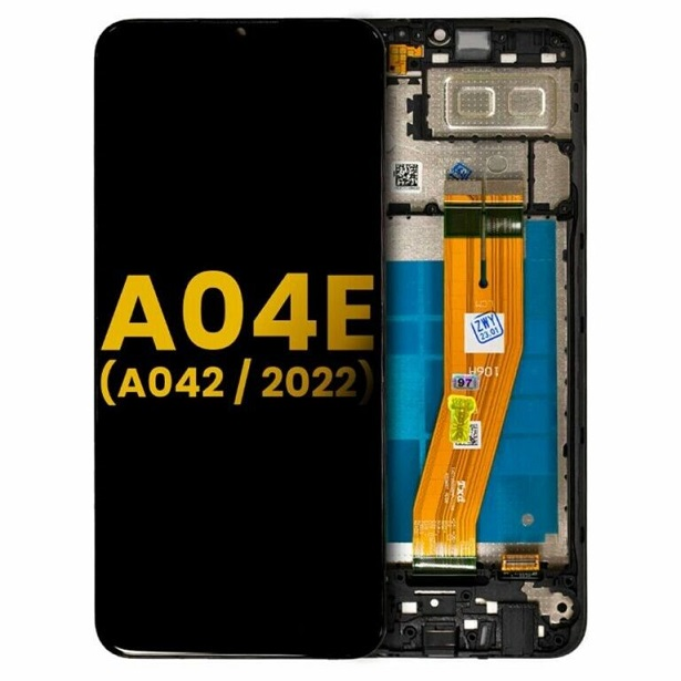 Modulo Samsung A04E con marco, buzzer, parlante, flex botones Original (RN)