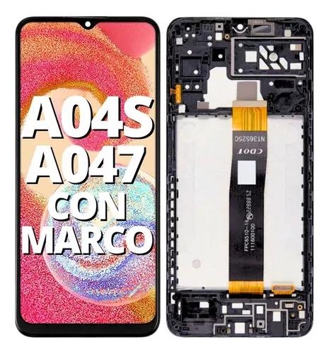 Modulo Samsung A04s / A047 con marco, buzzer, parlante, flex botones Original (RN)