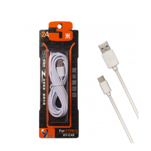 [7454729650184] Cable Tipo C carga rapida 2A 3m HY-C49