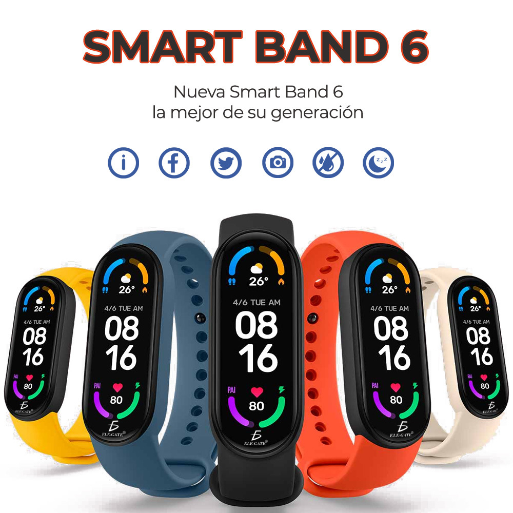 [112105044 05045 05046 105047] Reloj Smartwatch Deportivo Mixor M6
