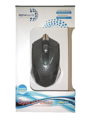 [501310] Mouse Optico Usb Digital World 4 en caja