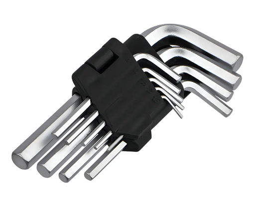 [502025 T0521A 980296 S-160] Kit Juego Llaves Allen 9 Piezas Milimetrica Cortas