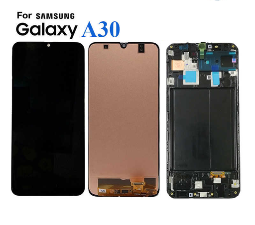 [502051] Modulo Samsung A30 / A305 A50 / A50s con marco negro (OLED)