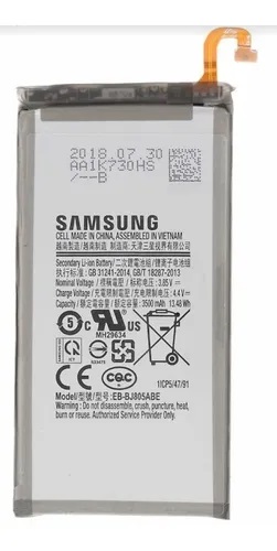 [B1010] Bateria Samsung A6 Plus J810 J8 Plus Eb-bj805abe Original