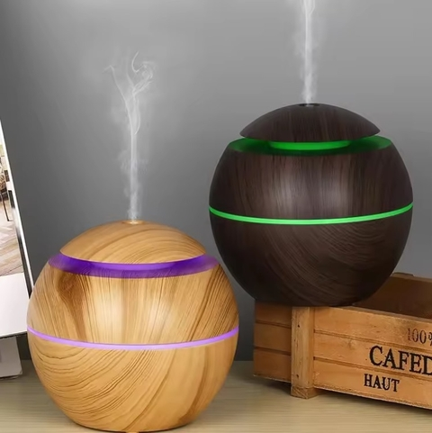 [174478 1120060 505638] Aromatizador Humidificador Ultrasonico con Luz Esfera 200ml KRJ-006