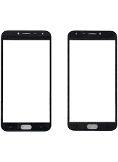 [GLA03525] Repuesto Glass Samsung J7 Neo / J7 2015 / J7 Core / J7 NXT Plateado + OCA con Logo