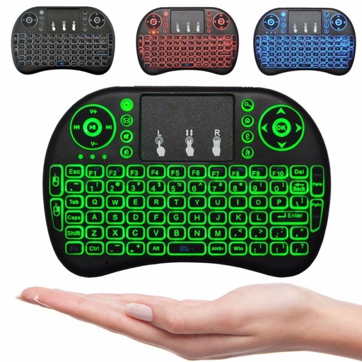 [6958583300182 7798347810019] Mini Teclado para Smart TV Bluetooth Retroiluminado