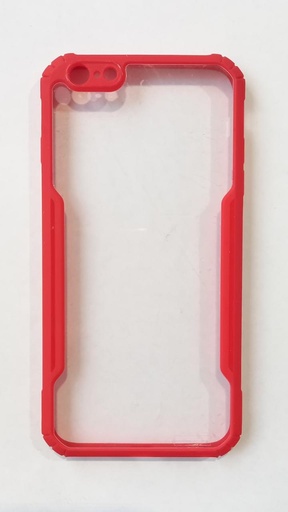 [104204] Tpu Antigolpe Borde de Color Iphone 6 G plus Rojo