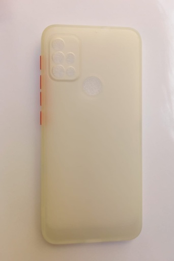 [104213] Tpu Rigido con borde color Samsung S20 Ultra / S11 Plus Blanco
