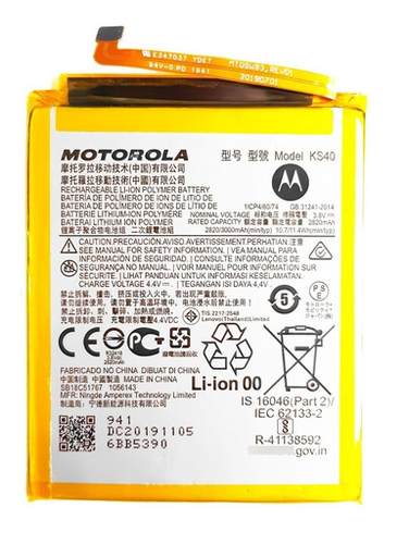 [718293126657 B1116] Bateria Motorola Moto E6s / E6 Play KS40 Original (SERVICE PACK)