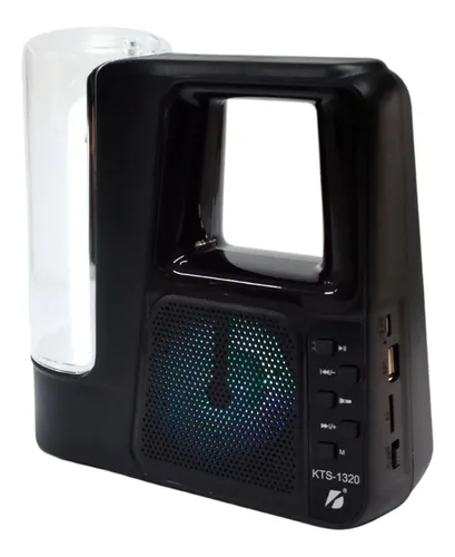 [6290132578360] Parlante Portatil BT Fm Usb Micro Sd con Luz 3" KTS-1320 (19x19cm)