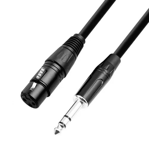[CB181] Cable Canon Hembra a Plug Stereo 6.5 1,5m CB181
