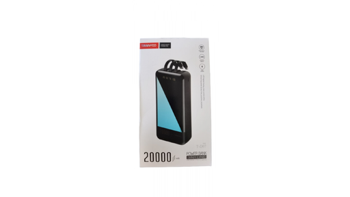 [6970791125616] Power Bank 20000mAh 3 en 1 Micro - Tipo C - Lightning Tranyco T-D07
