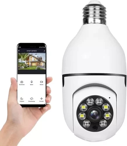 [502922 E27 400249] Foco Camara Ip Panoramica 360° Wifi 2mp