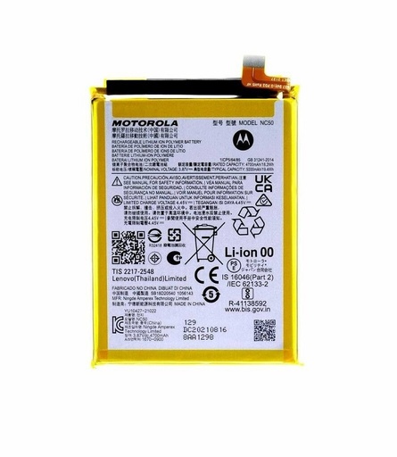 [718293122137 B1227] Bateria Motorola G41 / G32 NC50 Original (SERVICE PACK)