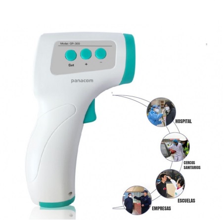 [7798347600757] Pistola Termometro Digital Infrarrojo Corporal Panacom TH-1300