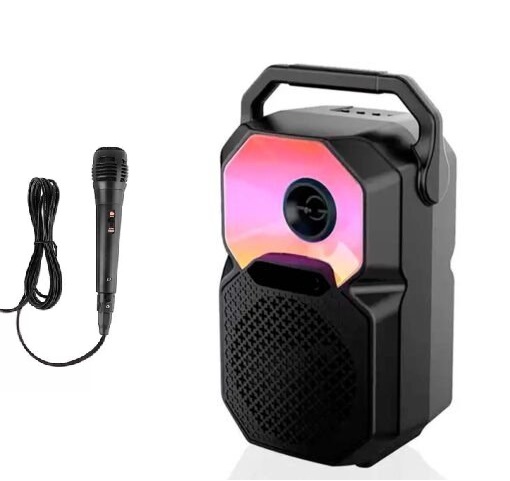 [7796350512692] Parlante Bafle 6,5" con Karaoke BT FM USB RS-6103 con Microfono (22*17*37cm)
