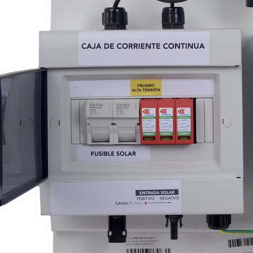 [4392] CCBOX plás. 1 string 1TM2x16A con SPD