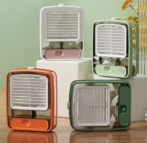 [504079] Ventilador refrescante con microgotas Usb con Luces (16x7x23)